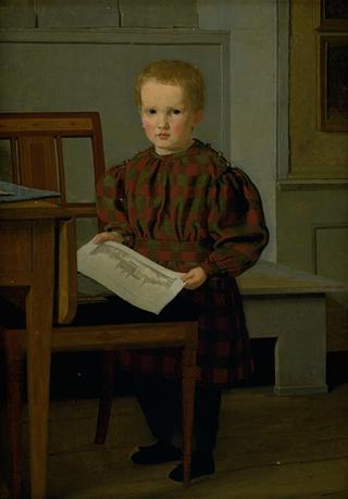 The Painter C.W.Eckersberg's Son, Julius, in His Father's Studio