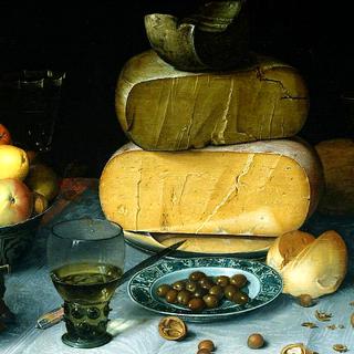 Still Life with Cheeses and Fruit(detail)