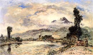 Landscape near Grenoble