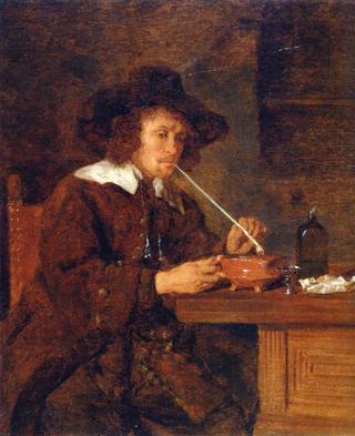 A Man Smoking