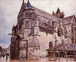 The Church at Moret-sur-Loing, Rainy Weather, Morning