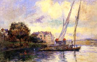 The Banks of Lake Geneva, St. Gingolph