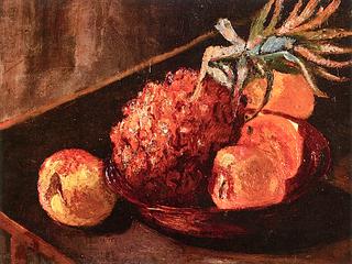 Still Life with Apples and Pineapple