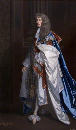 James II as Duke of York, in Garter Robes