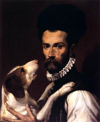 Portrait of a Man with a Dog