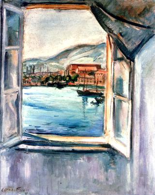 Window overlooking the Port of Toulon