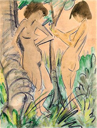 Two Nudes in the Woods