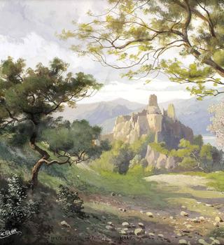 Dürnstein Castle in the Danube Valley, Wachau