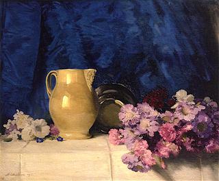 Scabious and a Jug