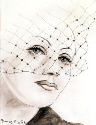 Woman's Head with Veil