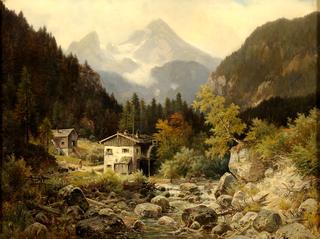 Watermill in the mountains
