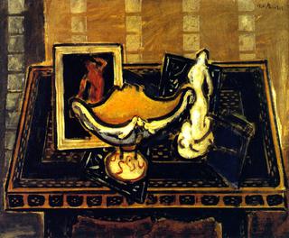 Still Life with Chalice and Statuette