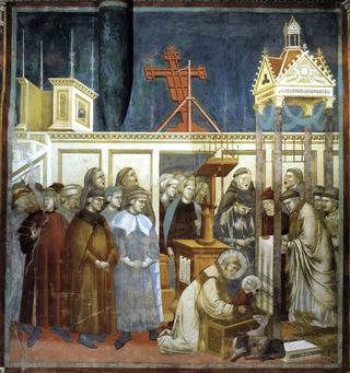 Legend of St Francis: 13. Institution of the Crib at Greccio (Upper Church, San Francesco, Assisi)