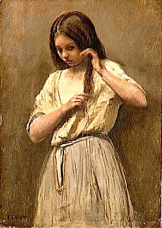 Jeune fille à sa toilette (Young Girl Combing her Hair)
