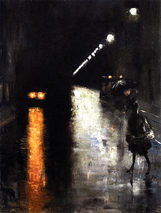 Nocturnal Street Scene