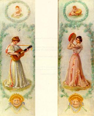 La Musique (two paintings)