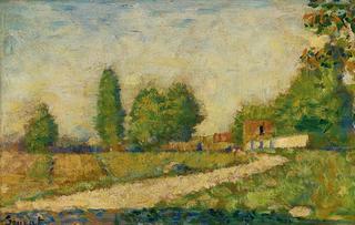 At the edge of the village