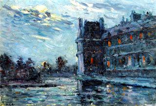 The Flood of 1910, the Pavillon de Flore