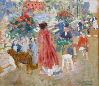 On the Terrace, the Botanic Gardens, Malines