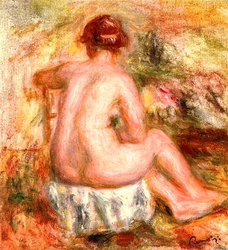 Seated Woman, View from Behind