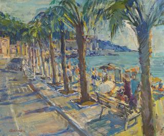 Menton, Promenade under Sun