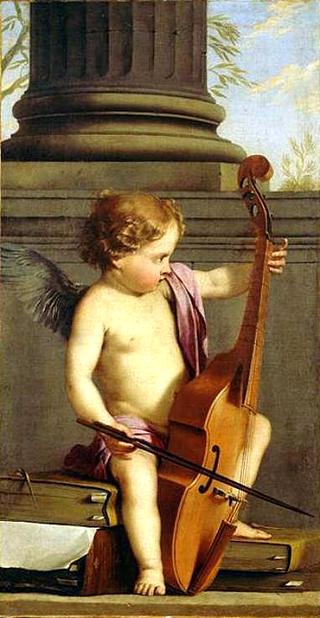 Putto Playing Violin