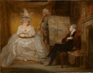 A Scene from 'Taste' a Play by Samuel Foote