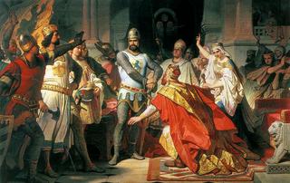 Emperor Frederick Barbarossa and Duke Henry the Lion in Chiavenna (1176)
