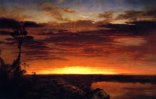 Parting Day / Dies like the dolphin, whom each/ Pang imbues/ With a new colour as it gasps/ away