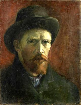 Self Portrait in a Dark Felt Hat