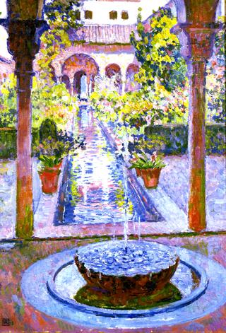 Fountain at the Generalife in Grenada