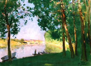 Moret sur Loing, Banks of the River