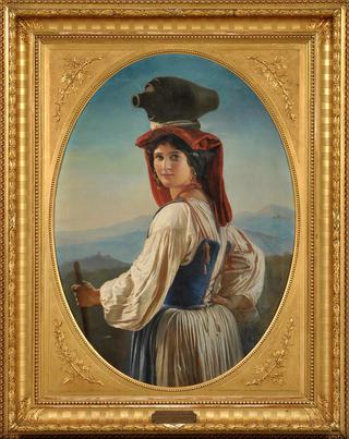 Portrait of an Italian Water-Bearer (Portræt af Italiensk vandbæreske)