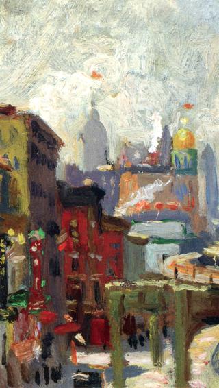 New York City, Chatham Square (sketch)