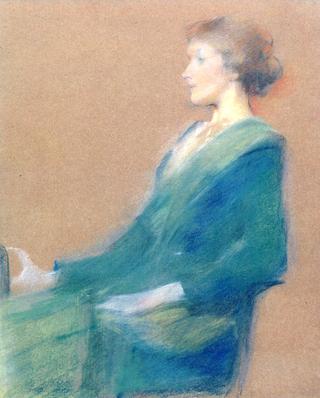 Seated Woman in Profile