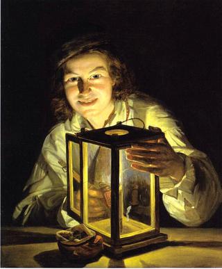 Young Servant with Lantern