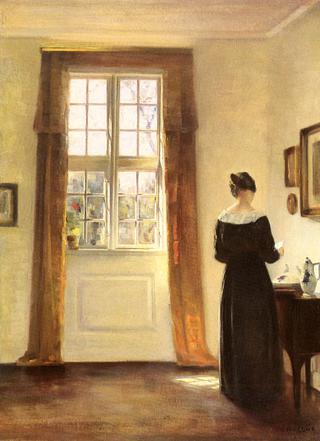 Woman in interior