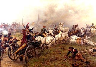 The Capture of a French Battery by the 52nd Regiment at Waterloo
