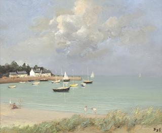 The Beach of Port Navelo, Brittany