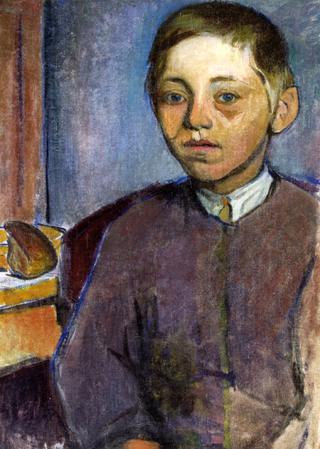 Breton Boy with Bread