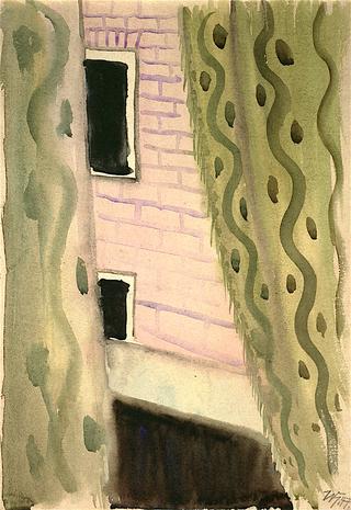 Window View with Curtains