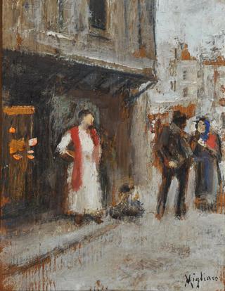 At the Door