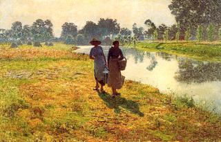 Young Peasant Women at the Lys River