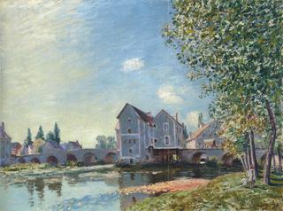 The Pont at Moret - Afternoon effect