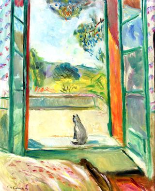 The Cat by an open Window (Aix-en-Provence)