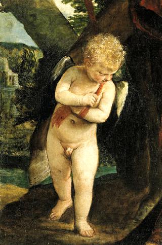 Cupid Holding the Reins of Mars' Charger (fragment)