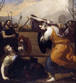 The Duel of Isabella de Carazzi and Diambra de Pottinella