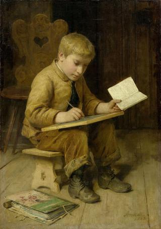 Boy Writing