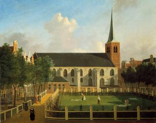 The Begijnhof with the English Reformed Church, Amsterdam