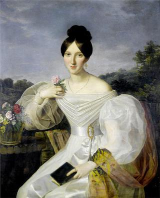 Lady in a White Dress